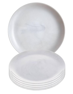 Plato trinche Stovmex Diwali de vidrio 6 piezas