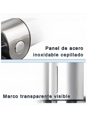 Dosificador jabón convencional Xtellar de acero inoxidable