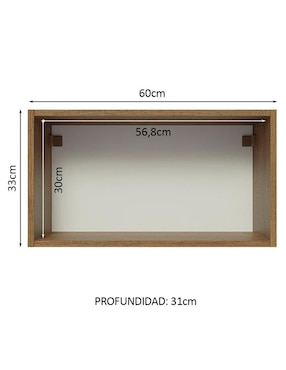 Alacena armable Madesa glamy MDP
