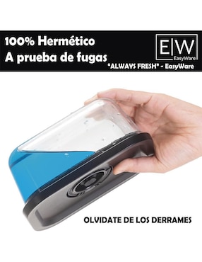 Set contenedores Easyware de vidrio 7 piezas