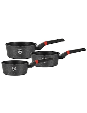 Set de cacerola Convencional Swiss Silver