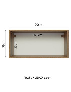 Alacena armable Madesa glamy MDP