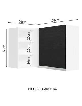 Alacena armable Madesa glamy MDP