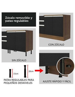 Alacena armable Madesa glamy MDP