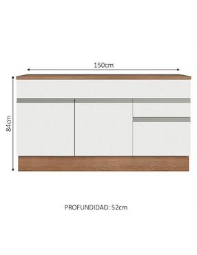 Alacena armable Madesa glamy MDP