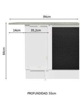 Alacena armable Madesa glamy MDP