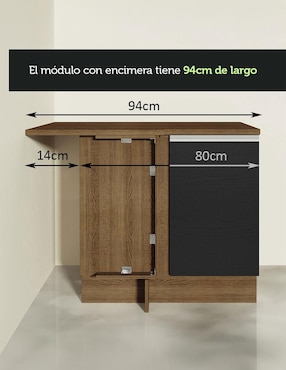 Alacena armable Madesa glamy MDP