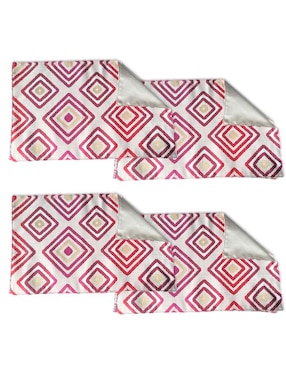 Set mantel individual rectangular de poliéster Dormireal Rombos