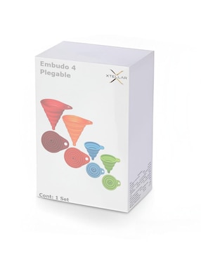 Set embudo Xtellar de silicón
