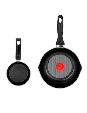 Batería de cocina T-Fal de aluminio antiadherente titanio 25 piezas