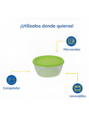 Set contenedores Xtellar de plástico 7 piezas