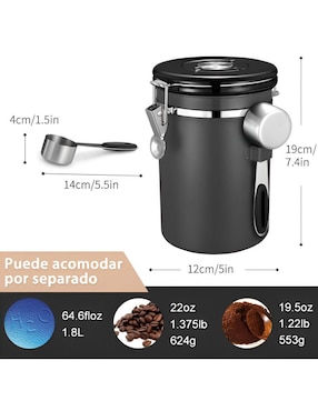 Contenedor Xtellar de acero inoxidable