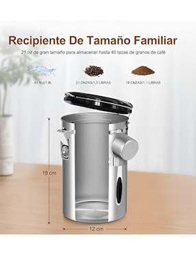 Contenedor Xtellar de acero inoxidable