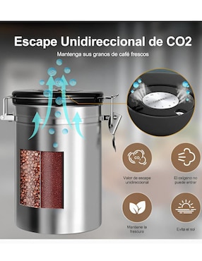 Contenedor Xtellar de acero inoxidable