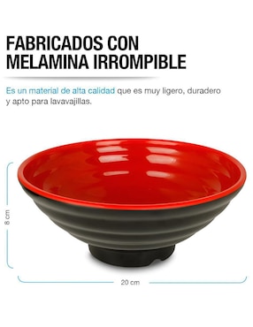 Vajilla cerrada Xtellar xtllar1028 de melamina para 4 personas
