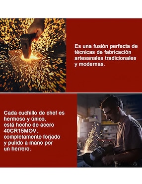 Cuchillo para chef Xtellar XTLLAR1033