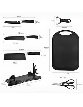 Set de cuchillos utilitario Xtellar xtllar1037 10 piezas