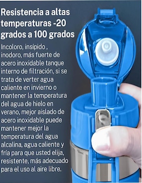 Botella de agua Xtellar con tapa a prueba de derrame 650 ml