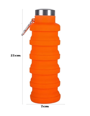 Botella de agua Xtellar con tapa rosca 500 ml