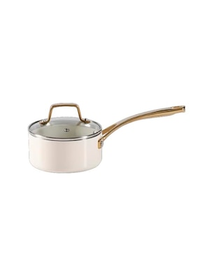 Batería de cocina Martha Stewart Lockton de aluminio esmaltado antiadherente cerámica 10 piezas