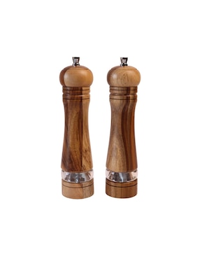 Set salero y pimentero Kasablanka Legna de madera