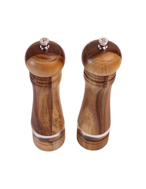 Set salero y pimentero Kasablanka Legna de madera
