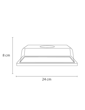 Refractario de madera Crown Baccara Breadbox