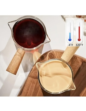 Taza medidora Xtellar de vidrio