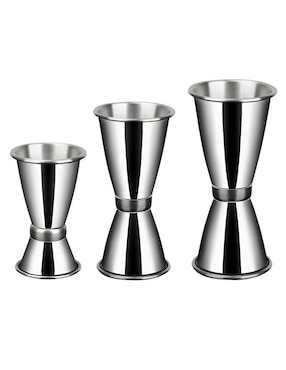 Set de vasos medidor Xtellar de acero inoxidable con 3 piezas