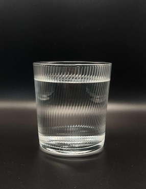Set vasos Borgonovo Some Lines de vidrio con 6 piezas