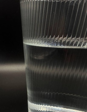 Set vasos Borgonovo Some Lines de vidrio con 6 piezas