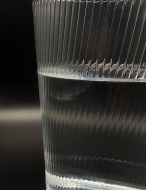 Set vasos Borgonovo Some Lines de vidrio con 6 piezas