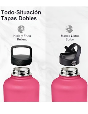 Termo Xtellar de acero inoxidable con tapa rosca 1.8 L