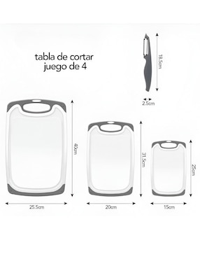 Set tabla para picar Xtellar Xtllar2719
