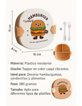 Set contenedores Tipware de plástico 2 piezas