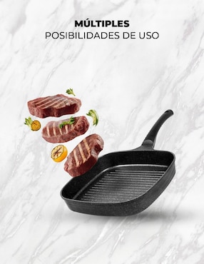 Sartén grill Queen Sense de mármol
