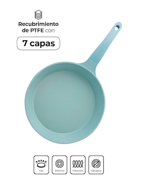 Sartén Queen Sense Lacena Colors de aluminio fundido