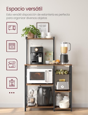 Estante de madera Songmics Home Bellita MKKS35X