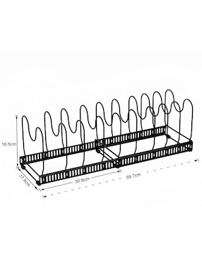Organizador de utensilios cocina armable Xtellar