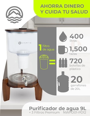Filtro purificador de agua Minato NWPD01-PD12-MKP