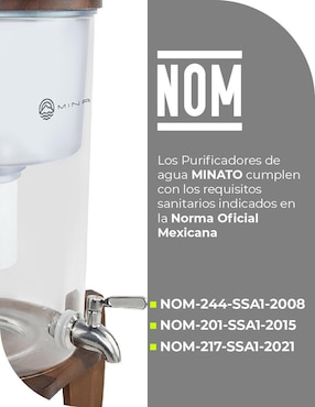 Filtro purificador de agua Minato NWPD01-PD12-MKP