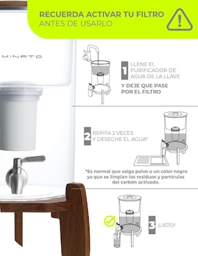 Filtro purificador de agua Minato NWPD01-PD12-MKP