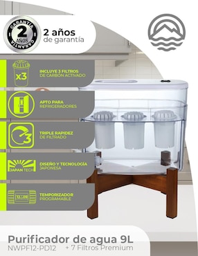 Filtro purificador de agua Minato NWPF12-PD12-MKP