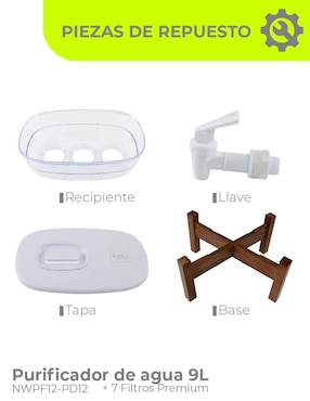 Filtro purificador de agua Minato NWPF12-PD12-MKP