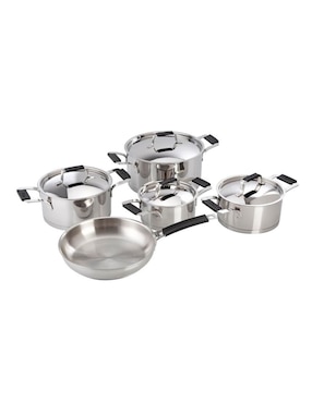 Batería de cocina Magefesa Premier de acero inoxidable 9 piezas