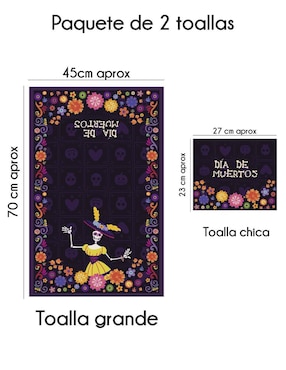 Set toalla de cocina Juana Gallo 2 piezas