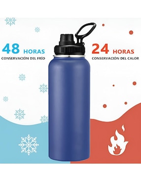 Termo Xtellar de acero inoxidable con tapa rosca 1.2 l