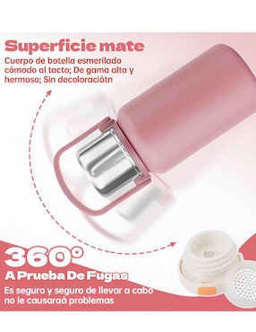 Termo Xtellar de acero inoxidable con tapa rosca 1 L