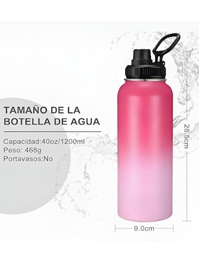 Termo Xtellar de acero inoxidable con tapa rosca 1.2 l