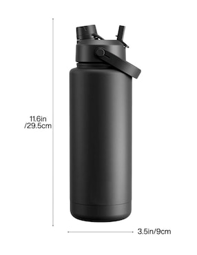 Termo Güish de acero inoxidable con tapa rosca 1.1 L